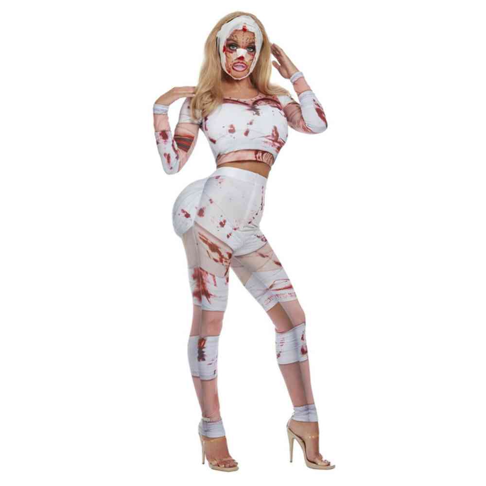 Smiffys - Botched Surgery Kostuum - Wit